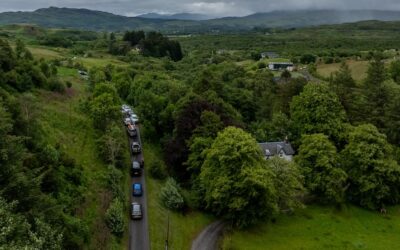 Day 20 — Wet ride from Port Appin to Oban with no-surprise traffic snarl ups