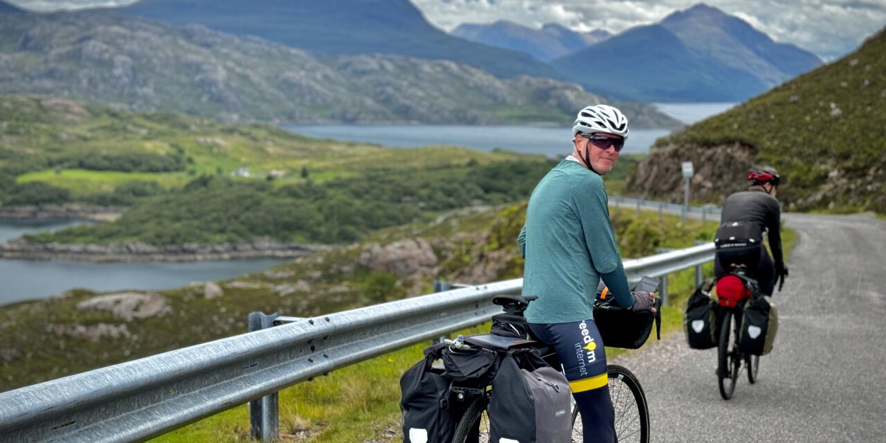 Meet Dutch cycle tourists Hans and Ronald riding around Applecross