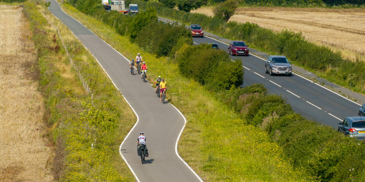 PHOTO ESSAY: Check out this new £75 million “bicycle road” that Laura Laker calls Britain’s best cycleway