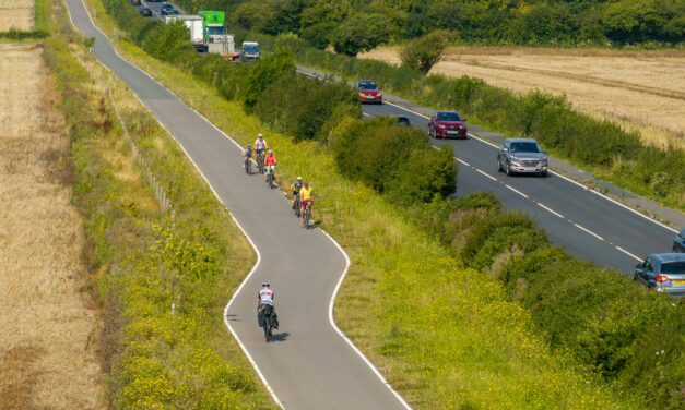 PHOTO ESSAY: Check out this new £75 million “bicycle road” that Laura Laker calls Britain’s best cycleway