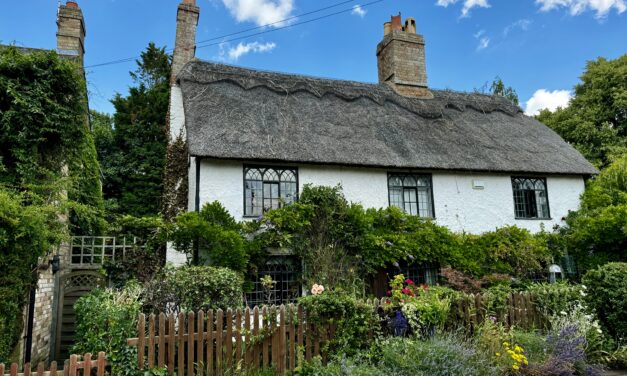 All it needed was a Spitfire passing overhead for Hemingford Abbots to be most English village ever