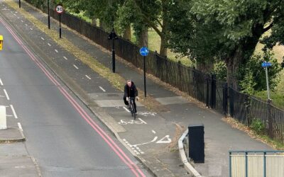 Day 49 — Sunny Burford Bridge Hotel to wet Central London